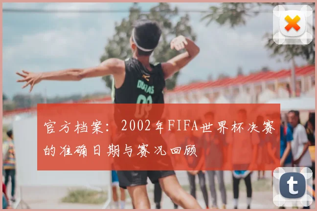 官方档案：2002年FIFA世界杯决赛的准确日期与赛况回顾