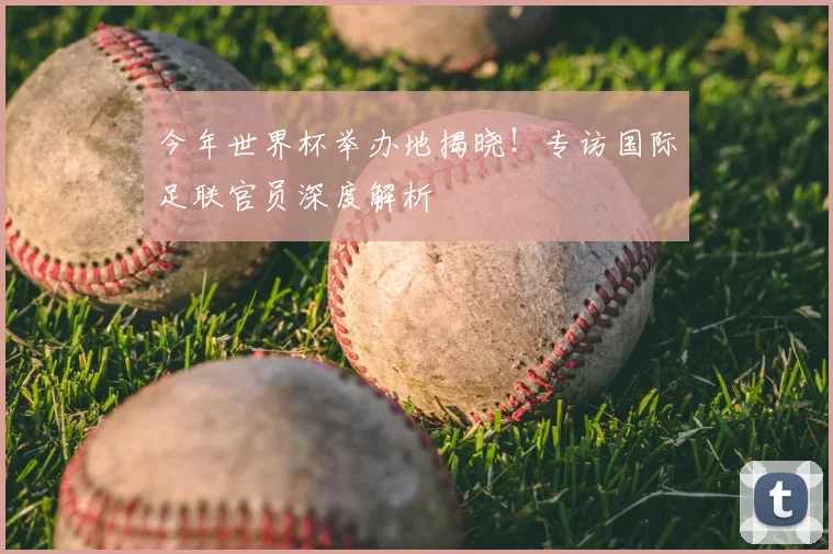 今年世界杯举办地揭晓！专访国际足联官员深度解析